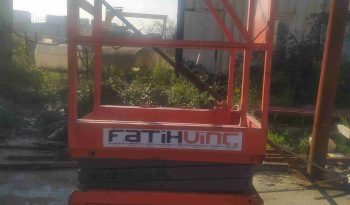 
5 M AKÜLÜ MAKASLI PLATFORM(MANLİFT) DİNGLİ- 2012 MODEL- full									